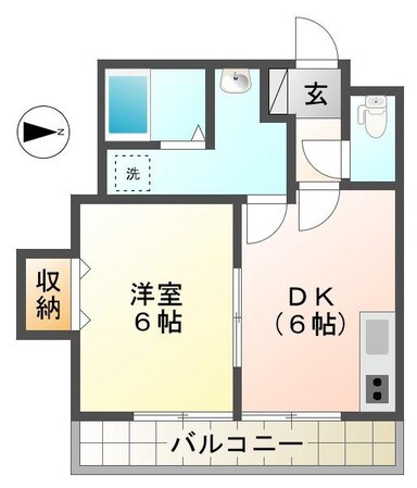 桟橋車庫前駅 徒歩18分 3階の物件間取画像